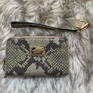 Snakeskin Michael Kors Wallet